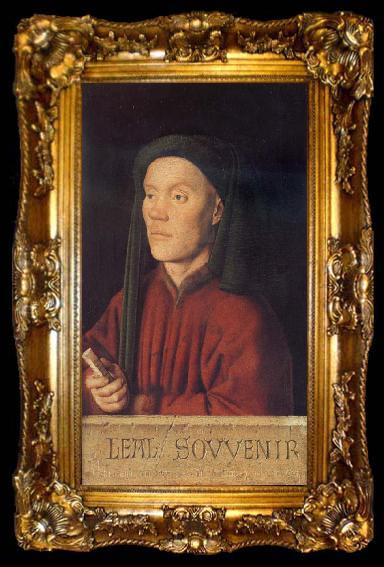 framed  Jan Van Eyck Portrait of a Young Man, ta009-2
